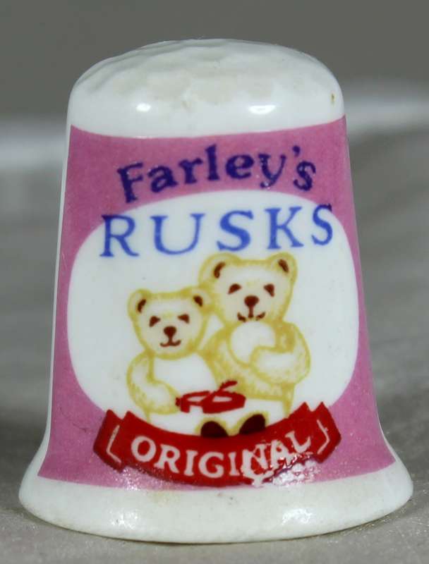 Advertising thimble - Farley's rusks