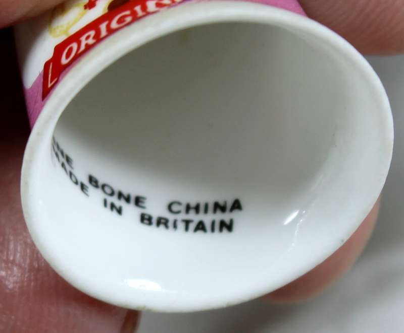 Advertising thimble - Farley's rusks
