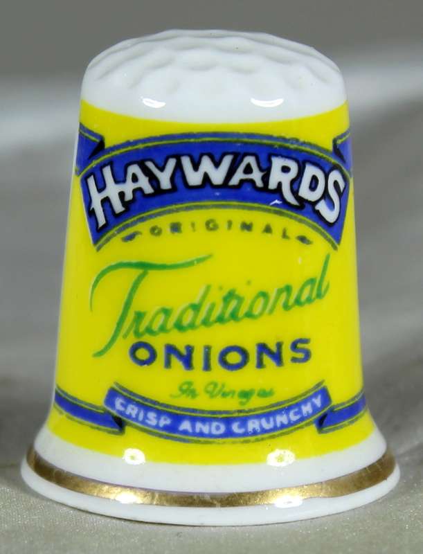 Advertising thimble - Haywards onions