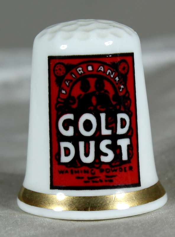Advertising thimble - Gold dust