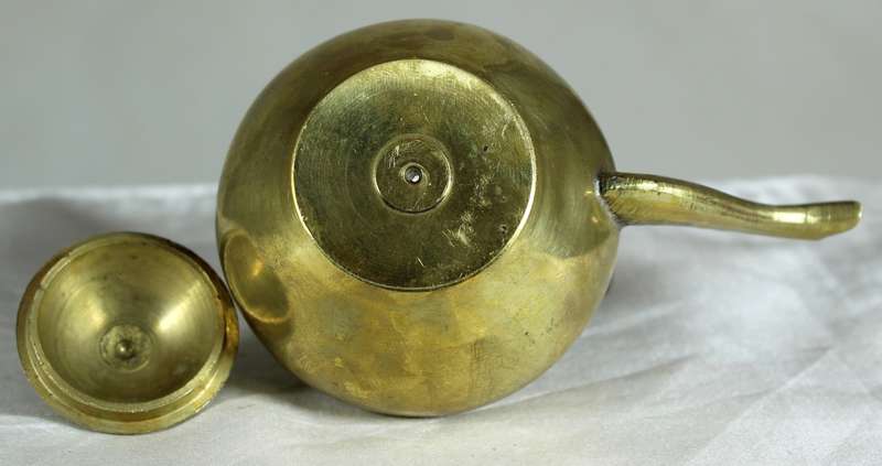 Miniature brass kettle