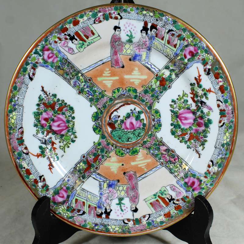 Chinese embossed display plate