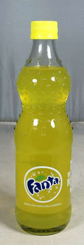 Vintage glass Fanta Pineapple bottle