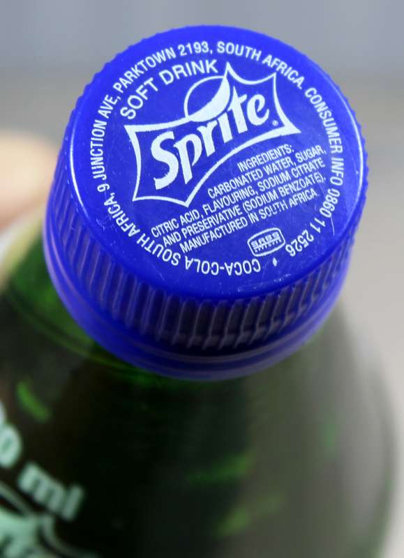 Vintage glass Sprite bottle