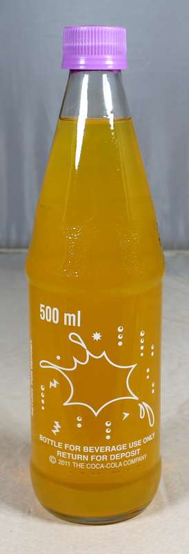 Vintage glass Twist bottle - Granadilla