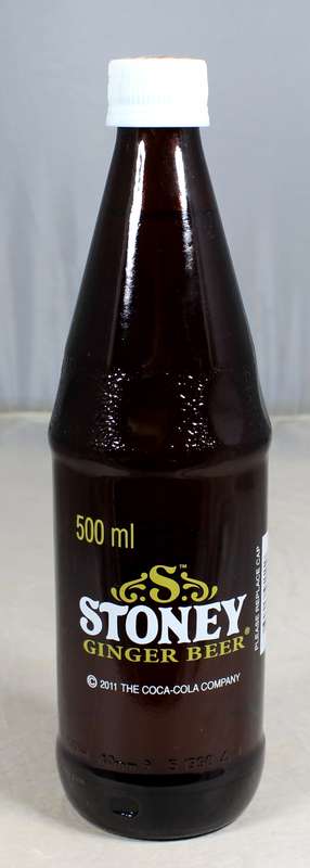 Vintage glass Stoney bottle - Ginger Beer