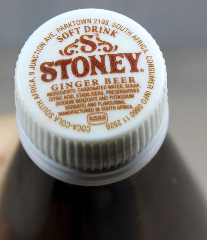 Vintage glass Stoney bottle - Ginger Beer