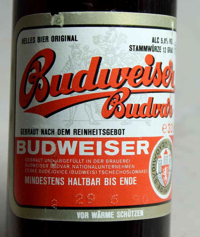 Vintage German Budweiser