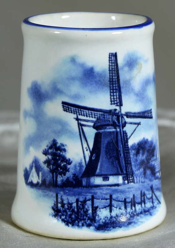 Dutch themed miniature posy vase