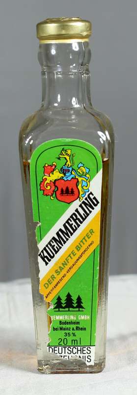 Mini liquor bottle - Kuemmerling Bitter