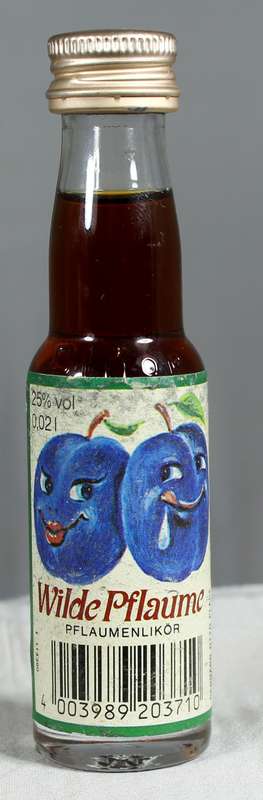 Mini liquor bottle - Wilde Pflaume