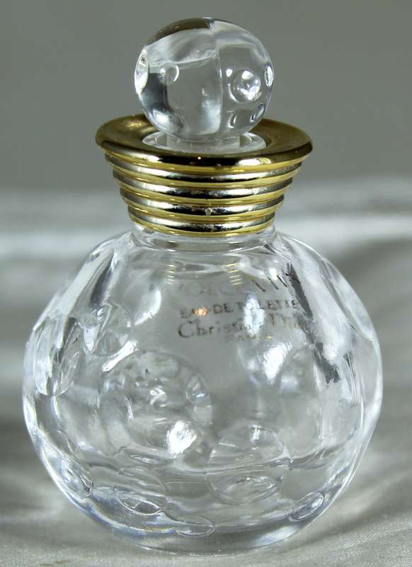 Miniature Christiaan Dior perfume bottle
