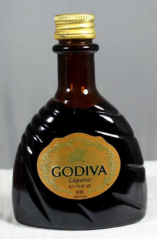 Mini liquor bottle - Godiva liqueur