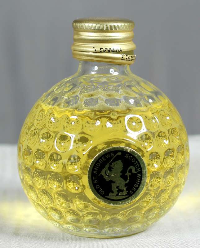 Mini liquor bottle - Old St. Andrews whisky