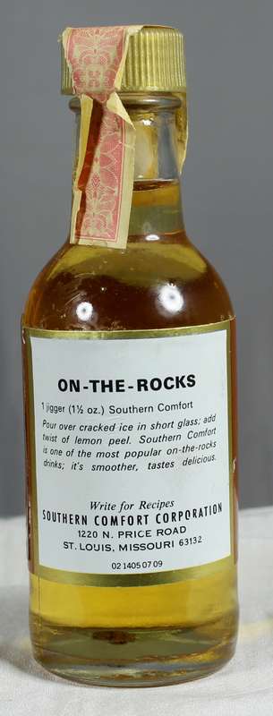 Mini liquor bottle - Southern Comfort