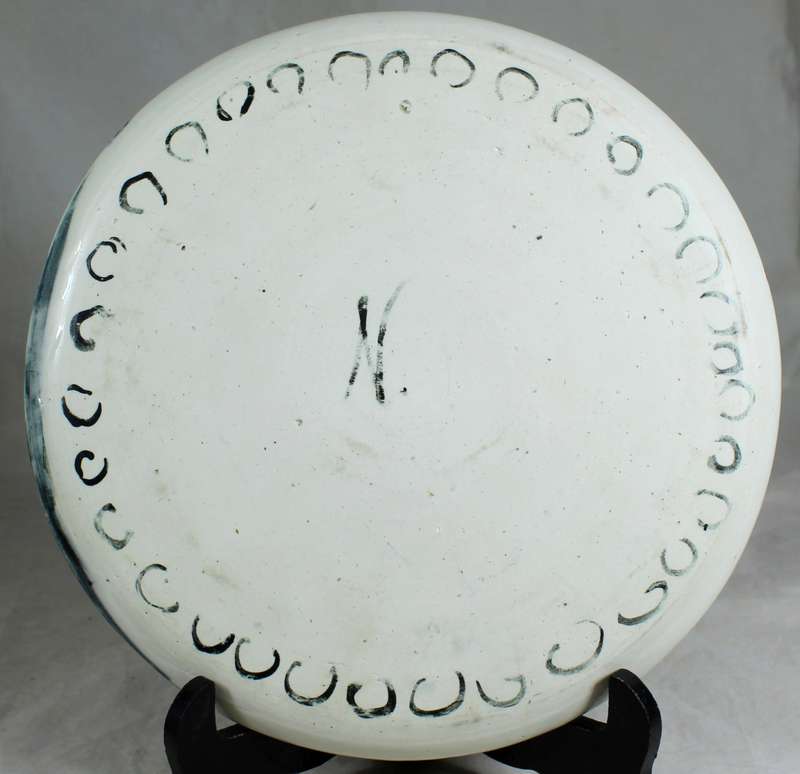 Hand made & painted display plate - Hammoge to Jawlensky