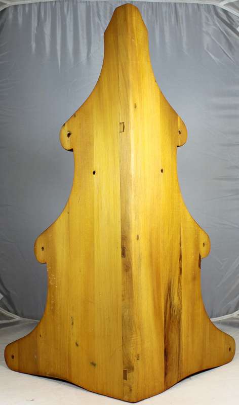 Wooden corner trinket rack