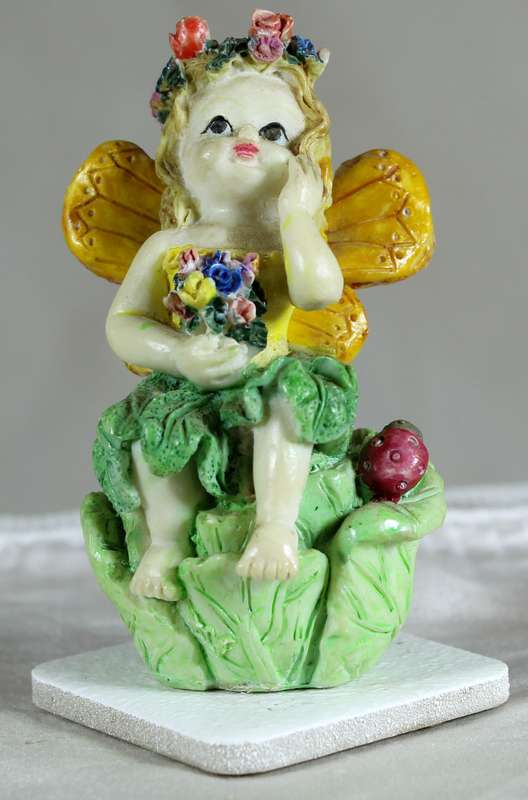 Seated fairy in love