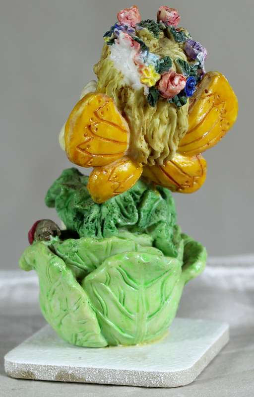 Seated fairy in love
