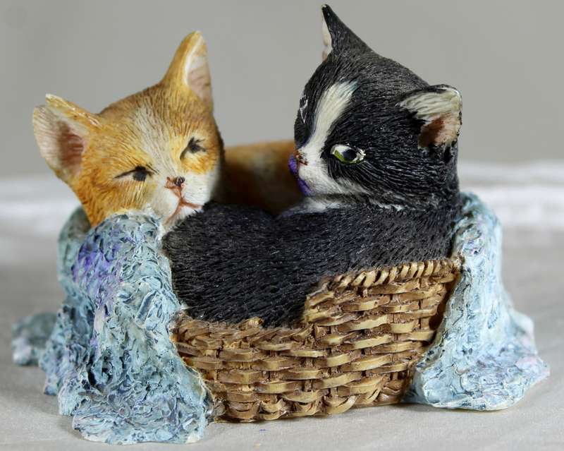Kitties in a Sherratt & Simpson basket