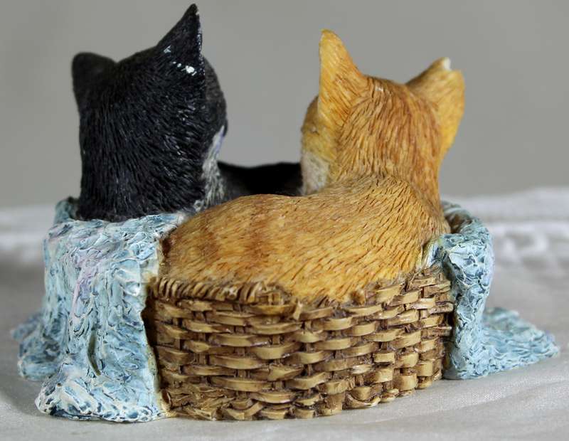 Kitties in a Sherratt & Simpson basket