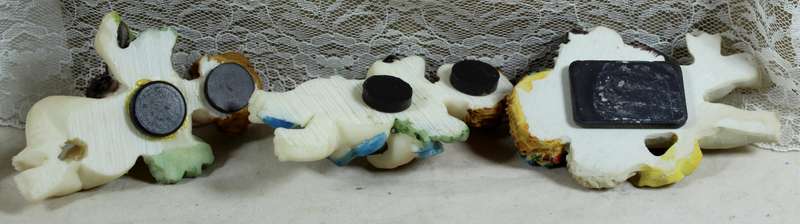 Trio of puti fridge magnets