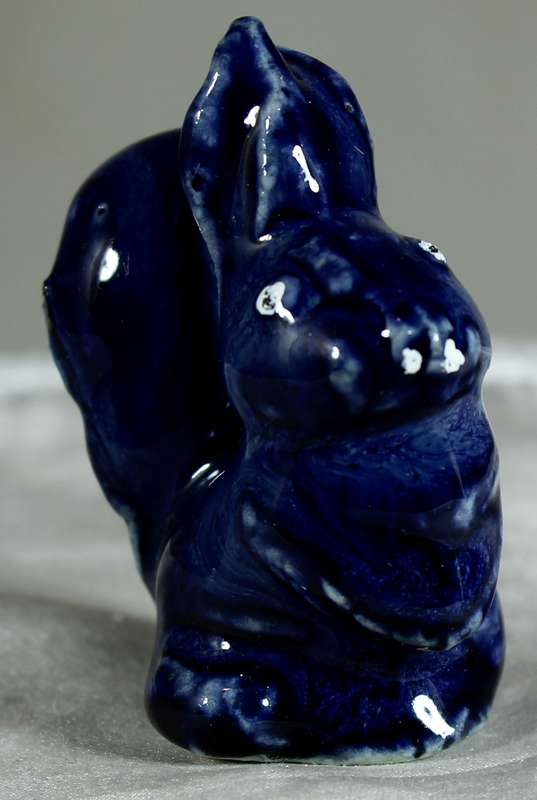 Miniature ceramic bunny