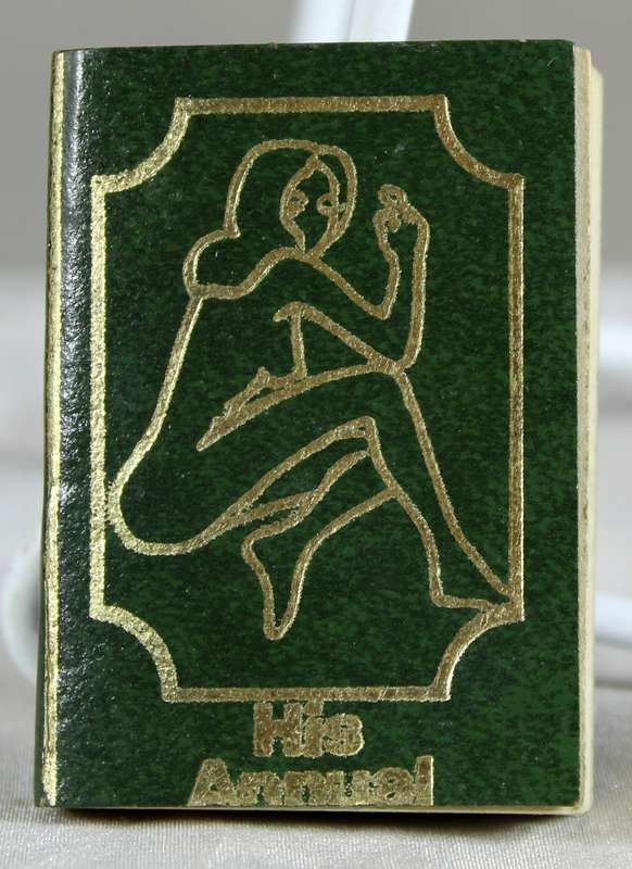His annual Playboy miniature diary