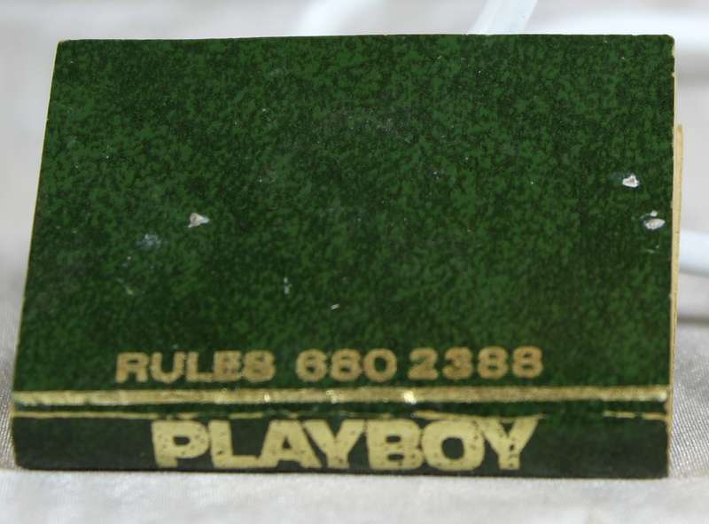 His annual Playboy miniature diary
