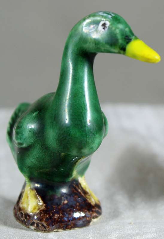 Miniature green duck
