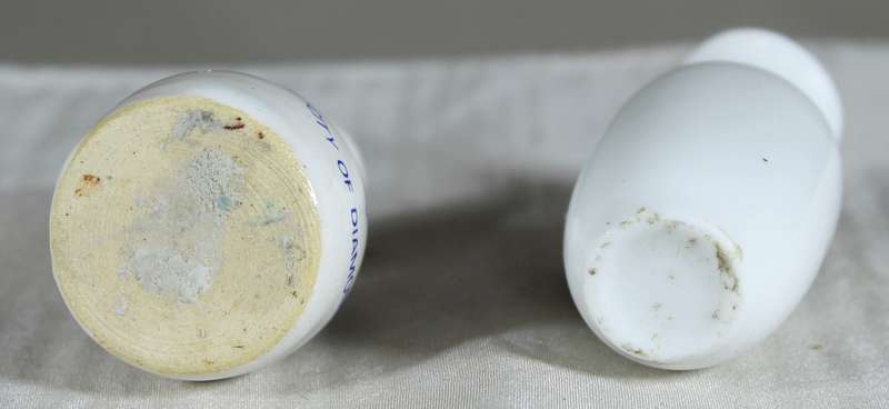 Miniature pair of posy vases