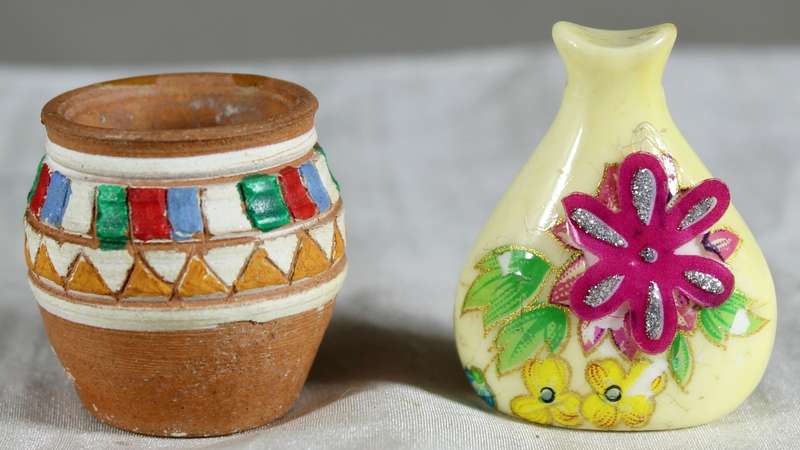 Miniature pot & posy vase