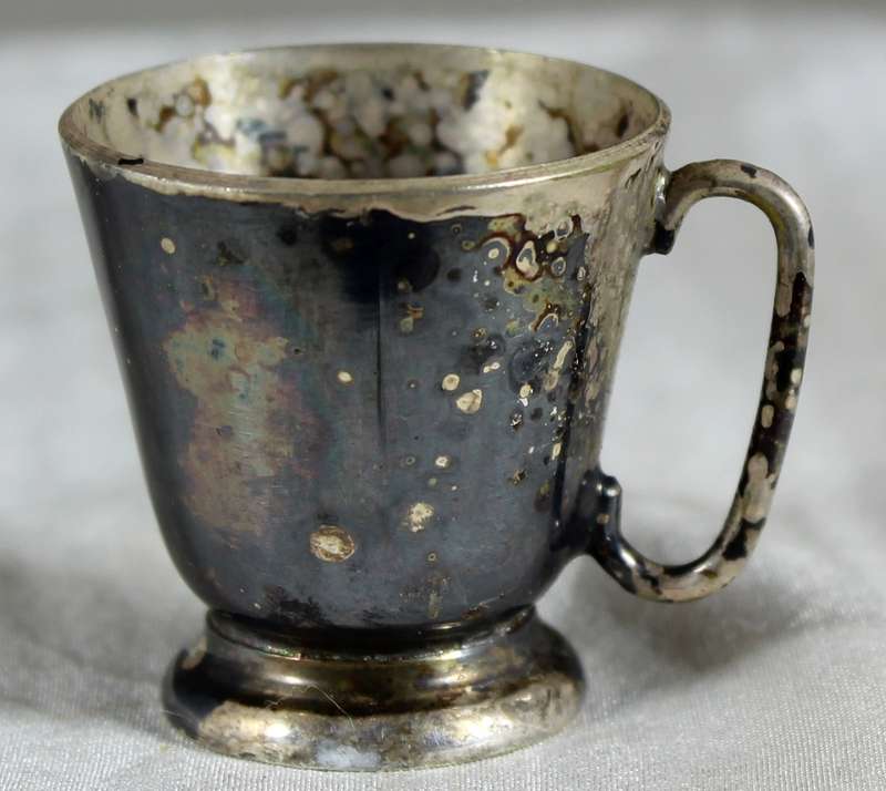 Miniature metal jug