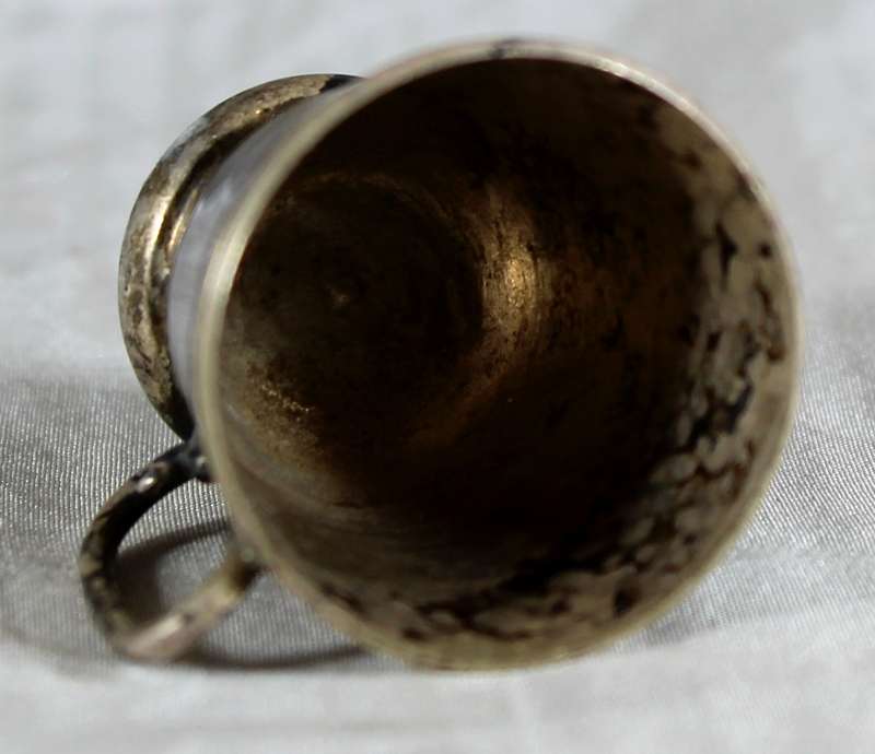 Miniature metal jug