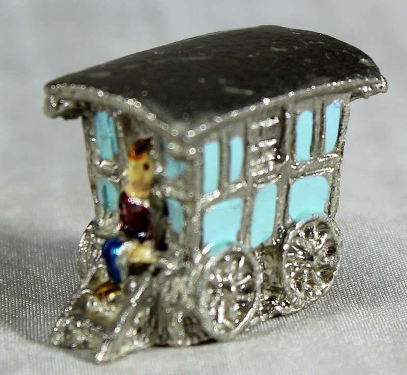 Roald Dahl - miniature gypsy wagon charm