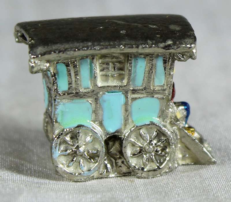 Roald Dahl - miniature gypsy wagon charm