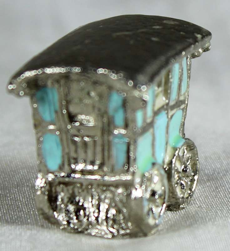 Roald Dahl - miniature gypsy wagon charm