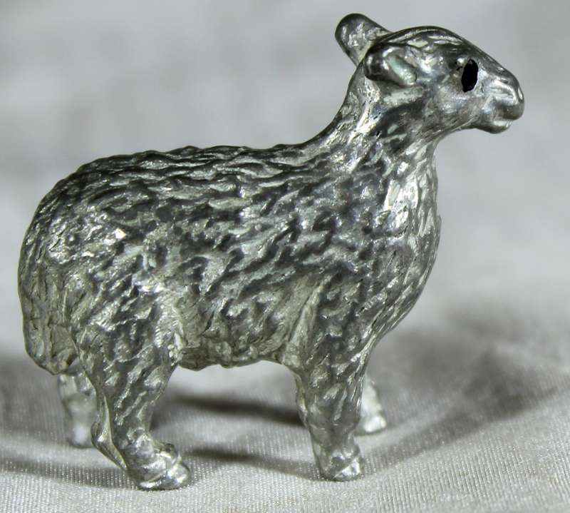 Miniature metal sheep