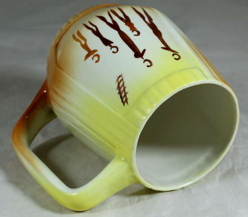 B.E.P hand painted mug with rock art
