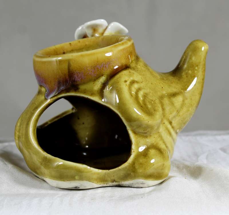 Ceramic elephant candle incense burner