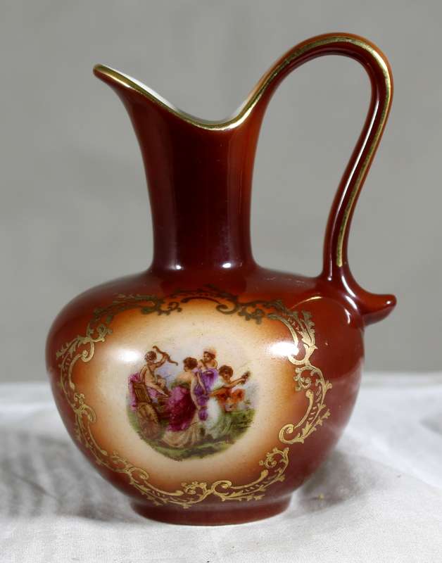 Rembrant Dresden small jug with cupid scene