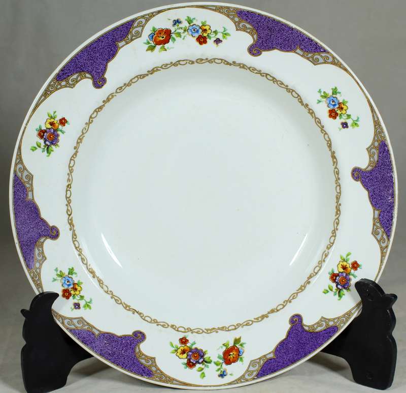 Burleigh Ware - Pair of soup plates