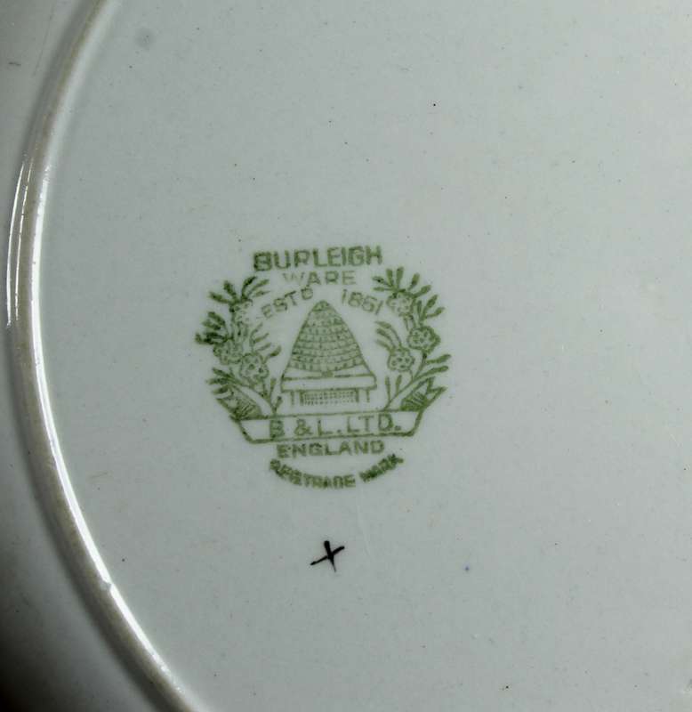 Burleigh Ware - Pair of soup plates