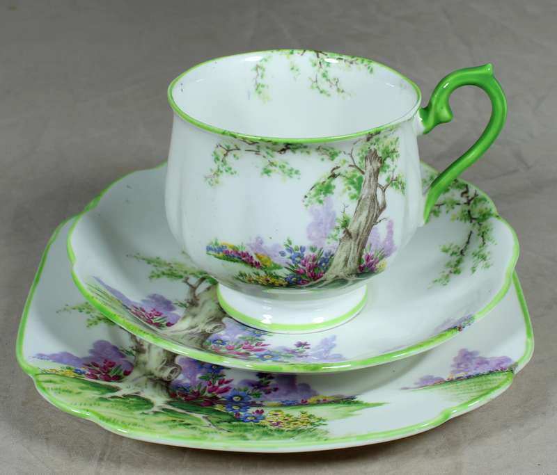 Royal Albert Greenwood tree trio