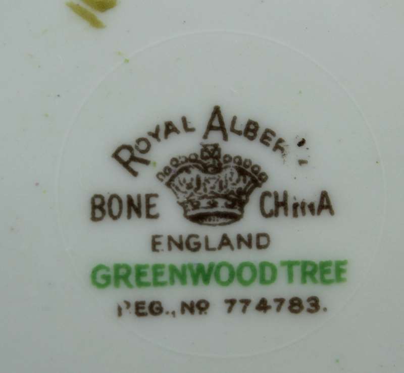 Royal Albert Greenwood tree trio