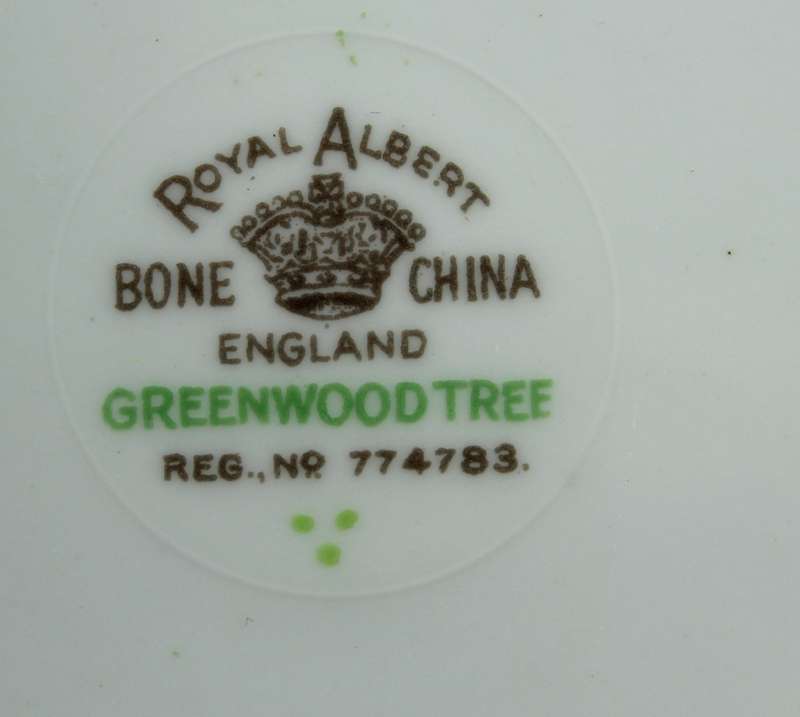 Royal Albert Greenwood tree trio