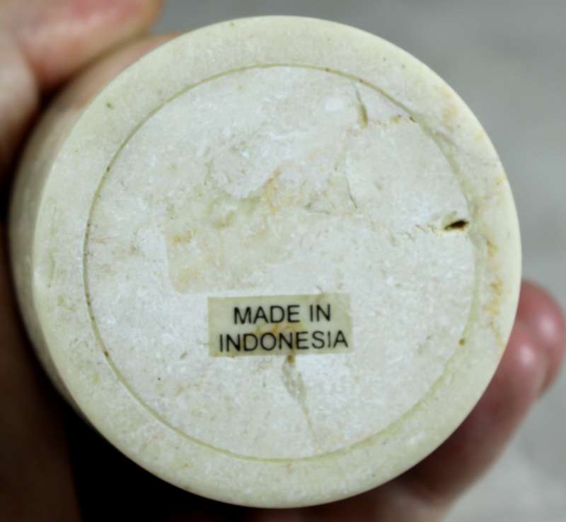 Marble soap dispenser