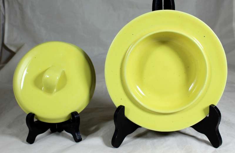 Hamburger butter dish