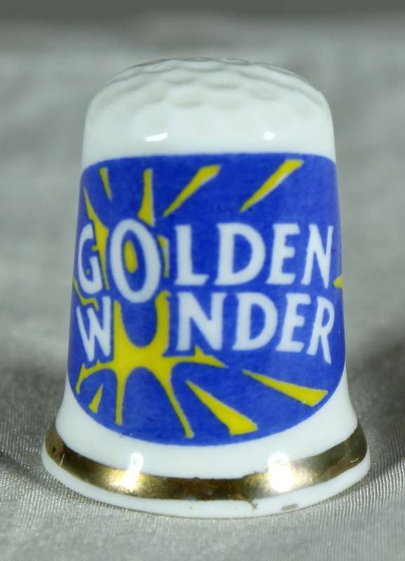 Advertising thimble - Golden Wonder