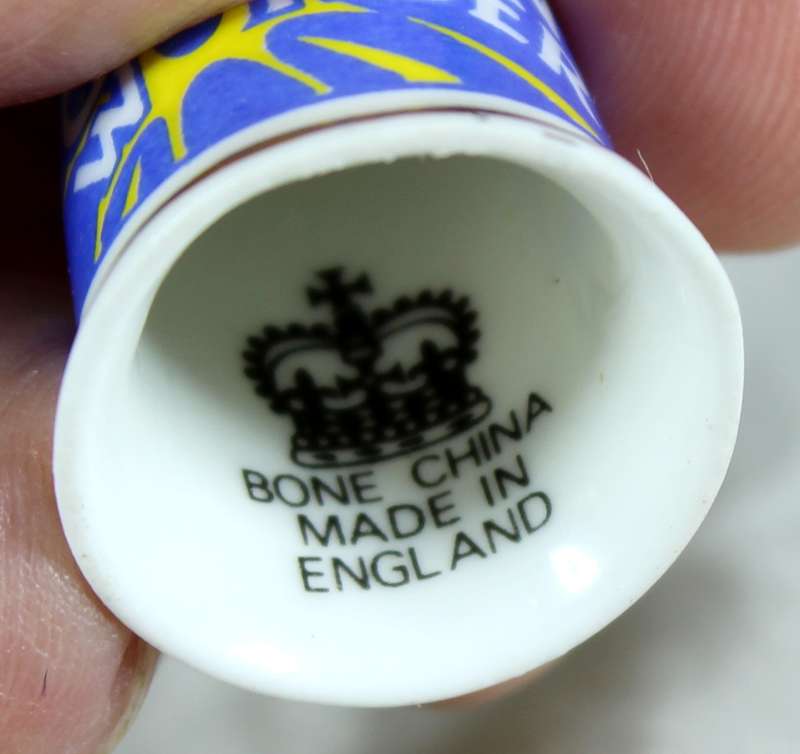 Advertising thimble - Golden Wonder